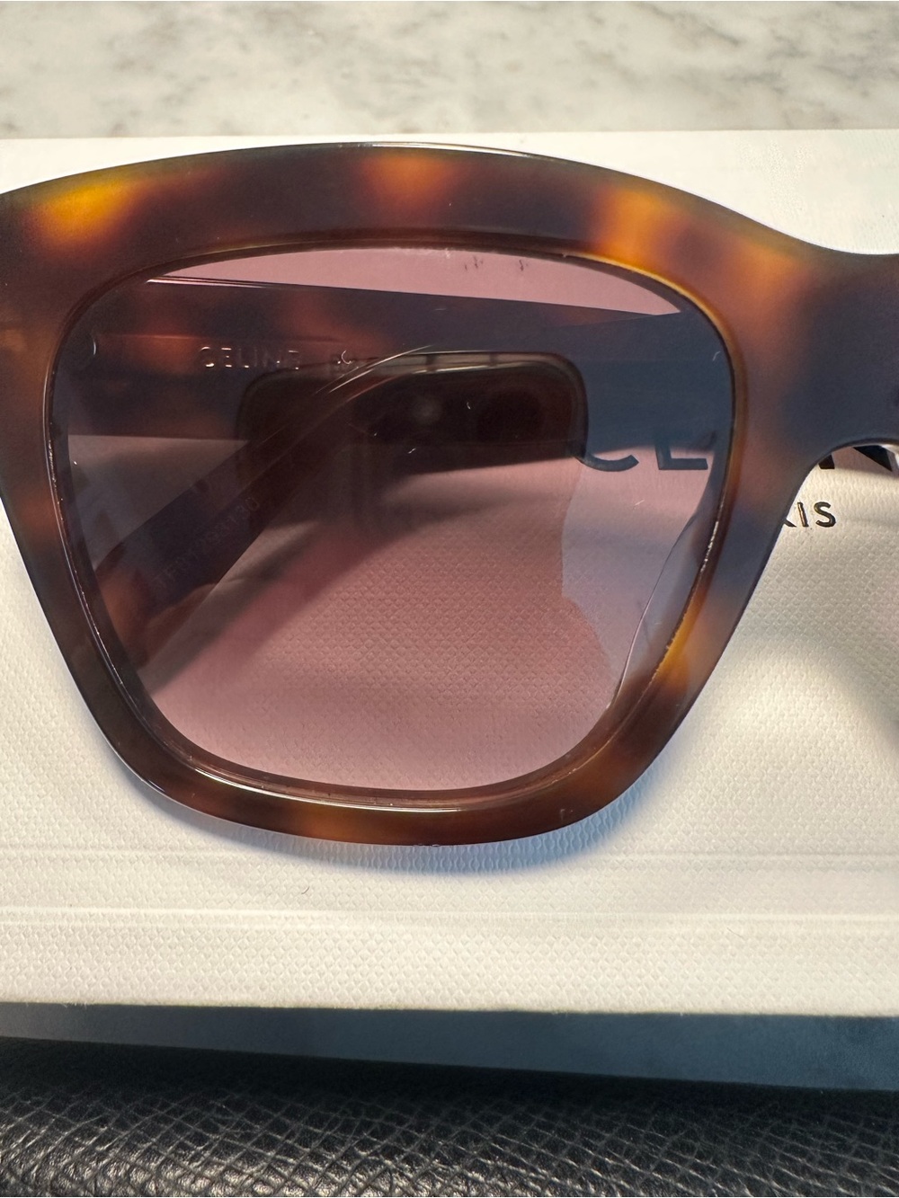 CELINE TRIOMPHE 09 SUNGLASSES IN ACETATE - Picture 8 of 12